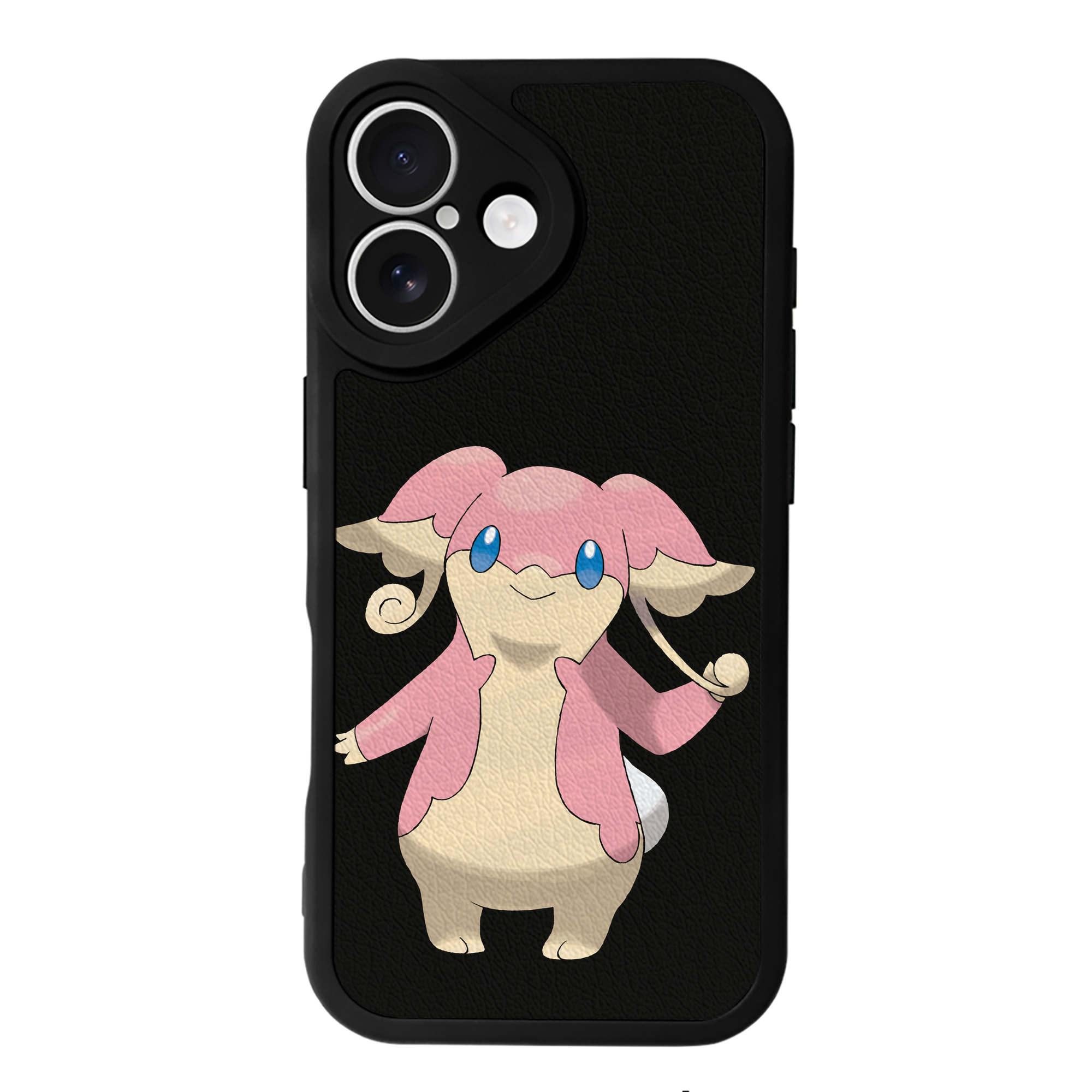 （画像用） ポケットモンスター Pokémon 【iPhone 16シリーズ対応】シリコンスマホケース（レザー調） 材質：シリコン